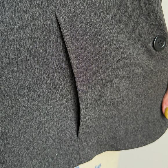 ALEX GARFIELD Slate Gray Contrast Blazer - Picture 4 of 8